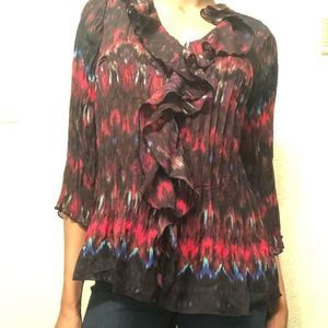 🚨🚨🚨90’s Muti colored blouse